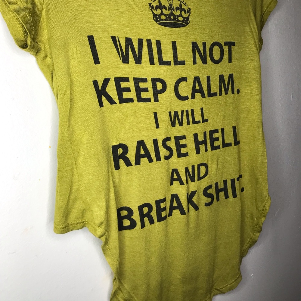 keep calm high and low shirt